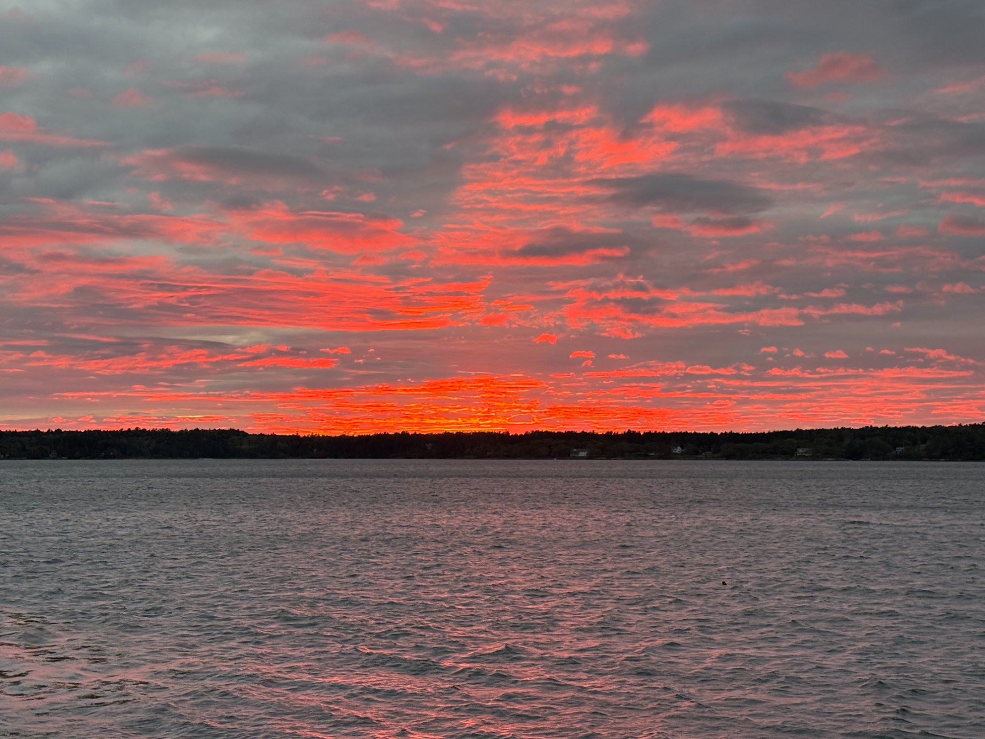 Sunrise over the New Meadows watershed